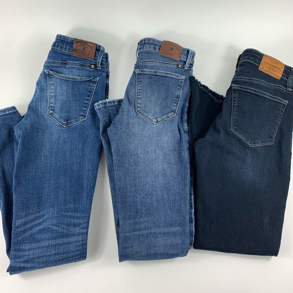 Lucky Brand Women Jeans, Lot 3 size 0 / 25